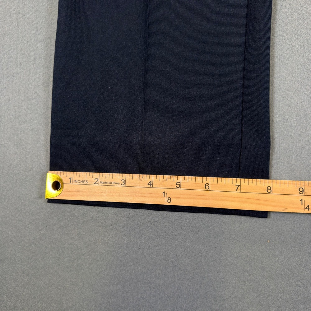 Peter Millar Mens Navy Blue Flat Front Performance Dress Pants 38/32 Navy Blue - Picture 8 of 9
